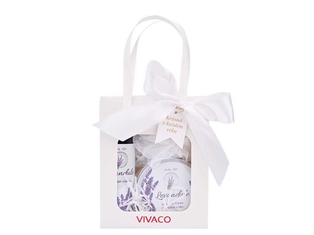 Dárková taštička levandulové kosmetiky