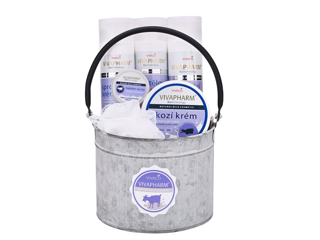 Dárkový balíček kosmetiky s kozím mlékem